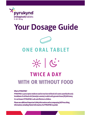 PK Deficiency Patient Dosing Guide